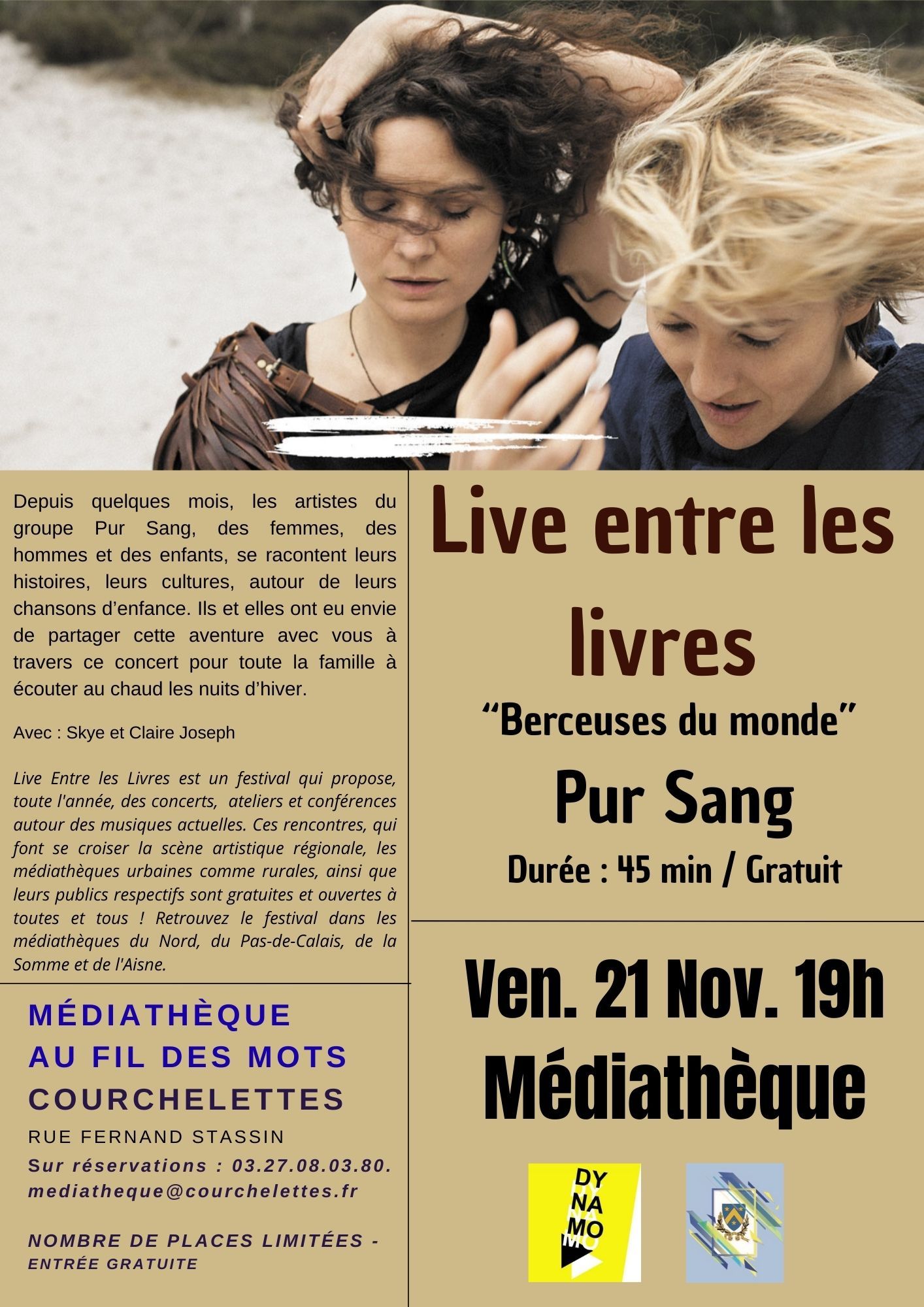 live entre les livres